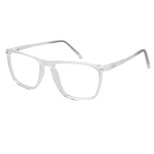 Transparent Rectangular Clip On Eyeglasses