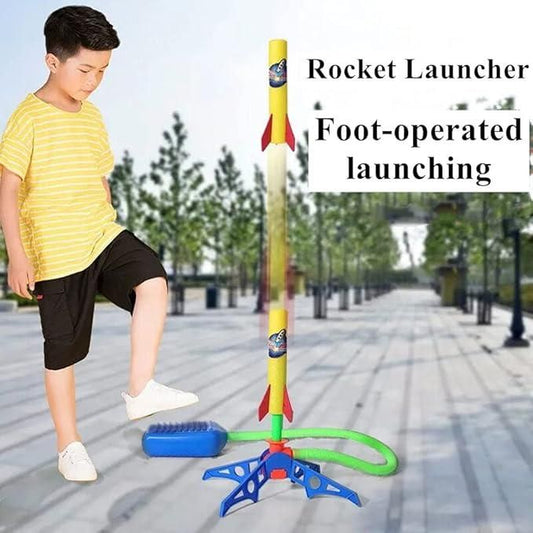 Rocket Air Pressure Toy Outdoor Activity for Kids